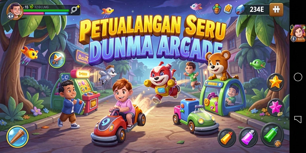 Tampilan gameplay seru dari 234E yang memikat para pemain.
