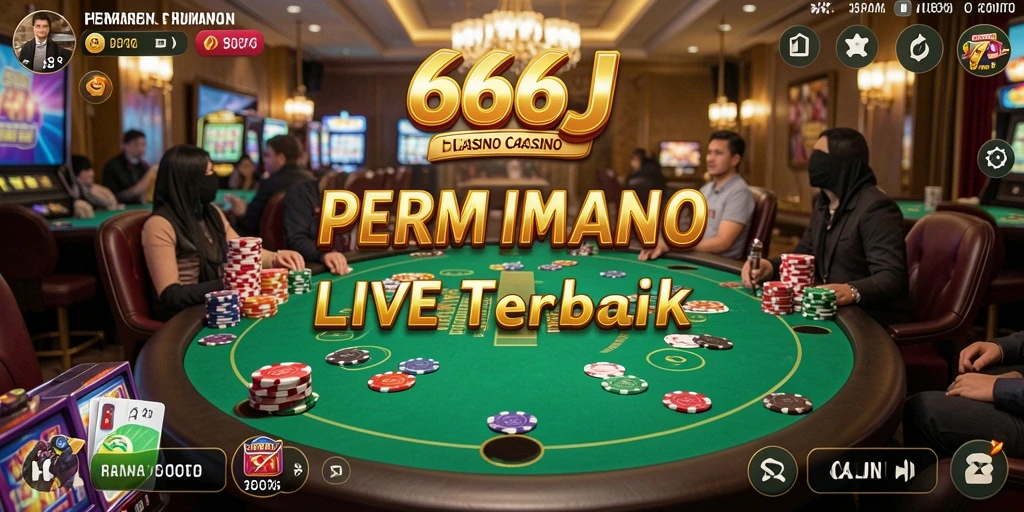 Screenshot dari gameplay seru 666J di Live Casino.
