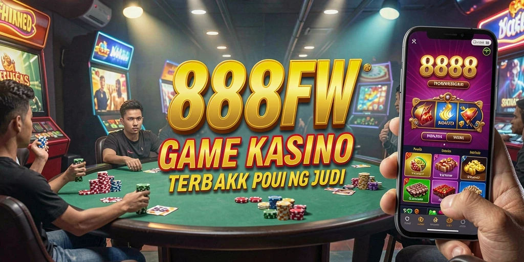 Tampilan tangkapan layar utama 888FW menampilkan gameplay Kasino yang menarik.