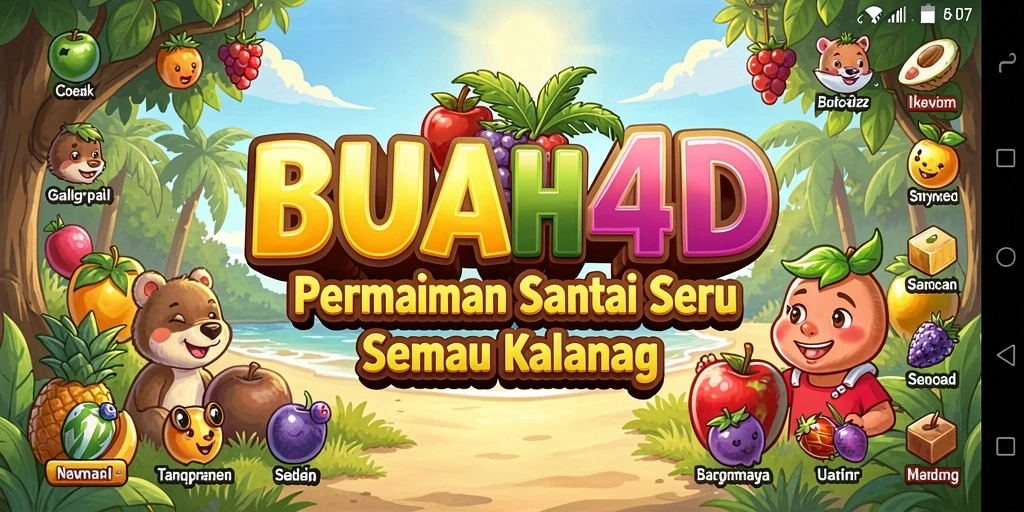 Tampilan menarik dari gameplay BUAH4D yang penuh warna.