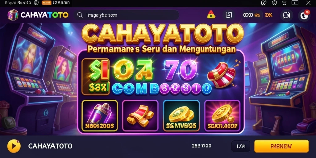 Tampilan gameplay seru dari CAHAYATOTO yang penuh aksi.