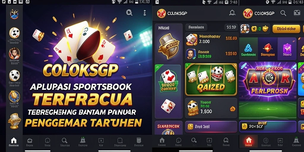 Screenshot utama COLOKSGP menampilkan antarmuka taruhan olahraga yang menarik.