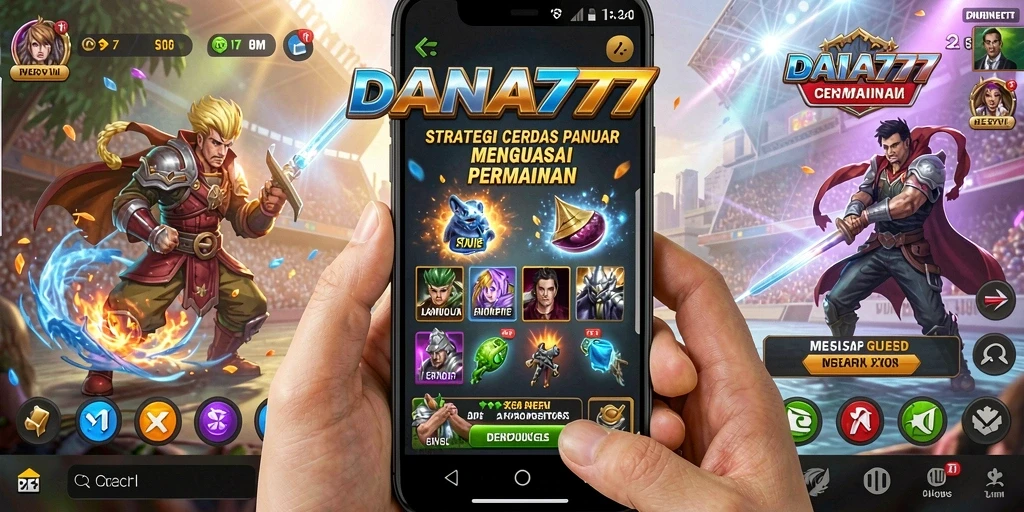 Tampilan gameplay DANA777 dalam pertarungan strategi yang mendebarkan.