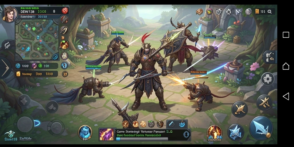 Tampilan menarik dari gameplay dalam DEWI138 yang mencakup strategi dan pertempuran.