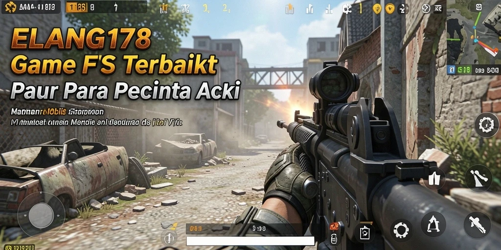 Tangkapan layar dari pertarungan mendebarkan di ELANG178.