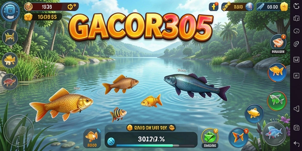 Tangkapan ikan yang spektakuler dalam gameplay GACOR305.