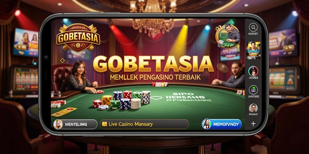 Tampilan menarik dari gameplay Live Casino di GOBETASIA.
