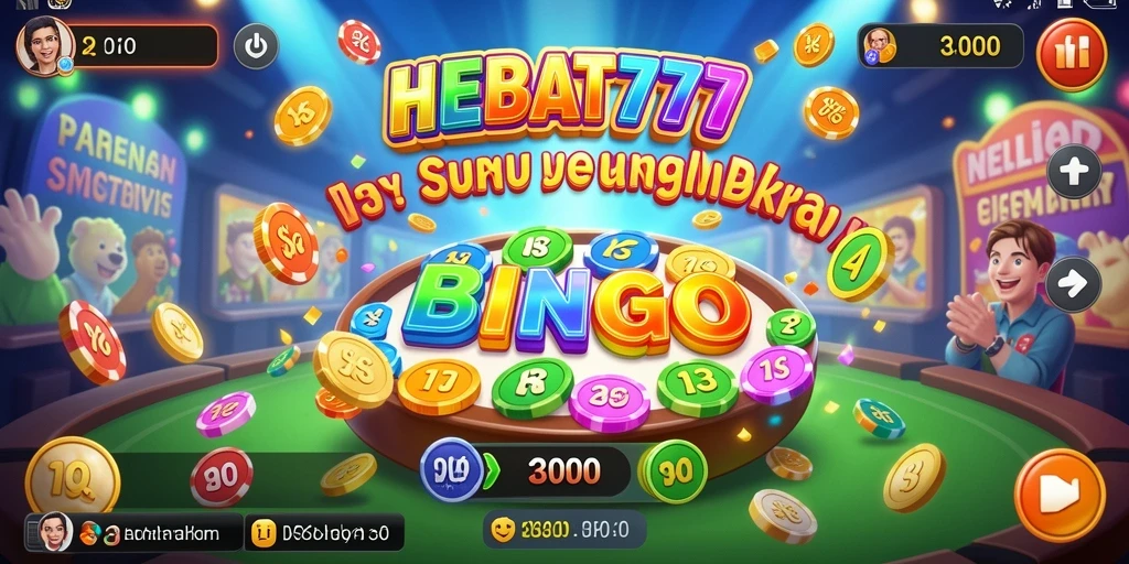 Screenshot HEBAT777 menampilkan gameplay Bingo yang mendebarkan.