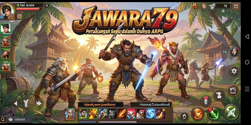 Tampilan gameplay mendebarkan dalam JAWARA79 yang menunggu untuk dijelajahi.