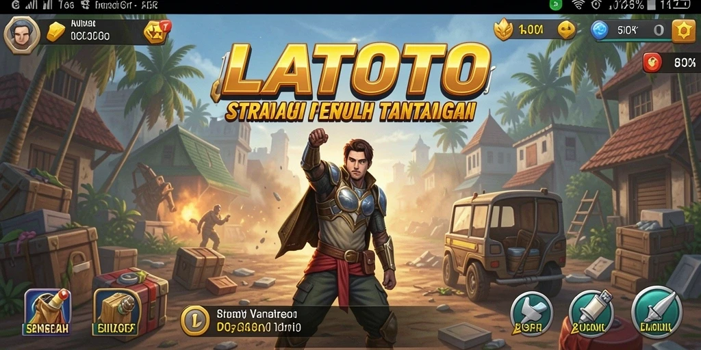 Tangkapan layar gameplay LATOTO menampilkan aksi strategi yang mendebarkan.