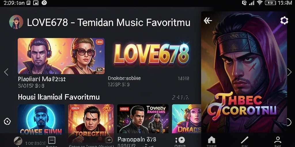 Screenshot dari gameplay LOVE678 yang menampilkan pengalaman interaktif musik.