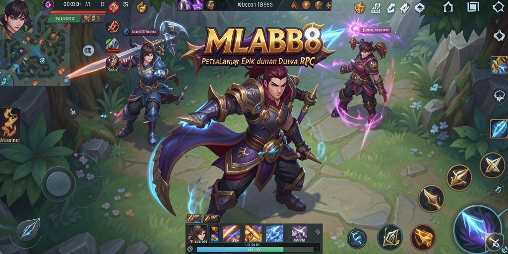 Screenshot gameplay RPG MLBB8 yang mendebarkan dan penuh aksi.