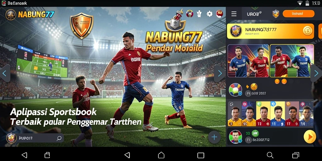 Tampilan gameplay menarik dalam aplikasi NABUNG77 yang menampilkan taruhan langsung.