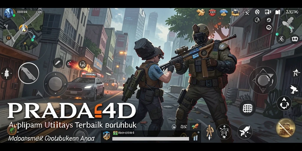 Tampilan antarmuka PRADA4D yang sederhana dan fungsional.